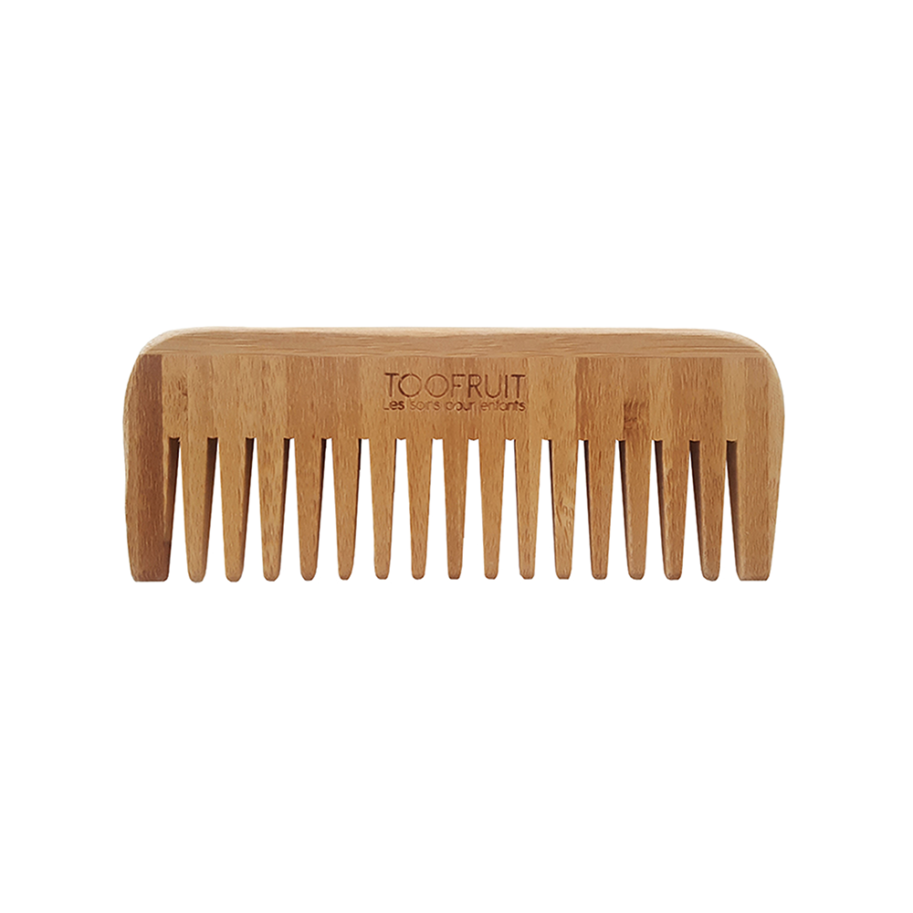 Pettine in bamboo - logo Toofruit
